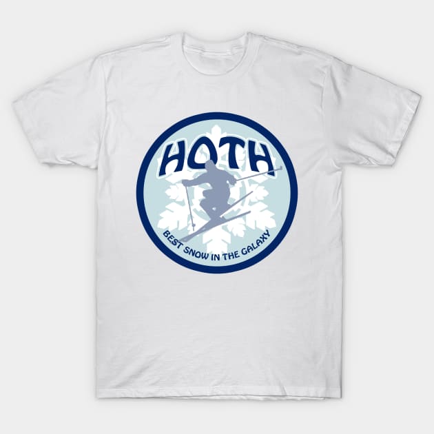 Ski Hoth T-Shirt by CJROBBINS